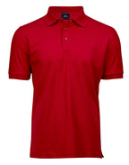 TJ1405 Tee Jays Mens Luxury Stretch Polo - Red - TJ1405