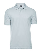 TJ1405 Tee Jays Mens Luxury Stretch Polo - Ice Blue - TJ1405
