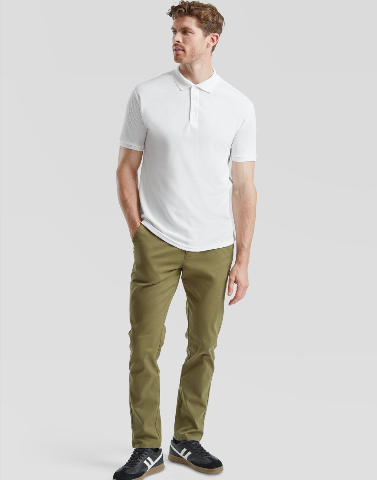 63204 FOTL Mens 65/35 Heavy Polo