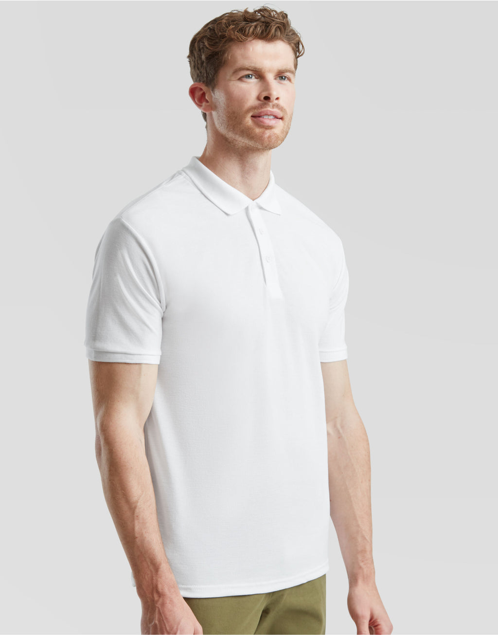 63204 FOTL Mens 65/35 Heavy Polo - White - 63204