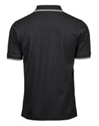 Tee Jays Mens Luxury Stripe Stretch Polo
