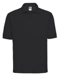 539M Russell Men's Classic Polycotton Polo - Black - 539M