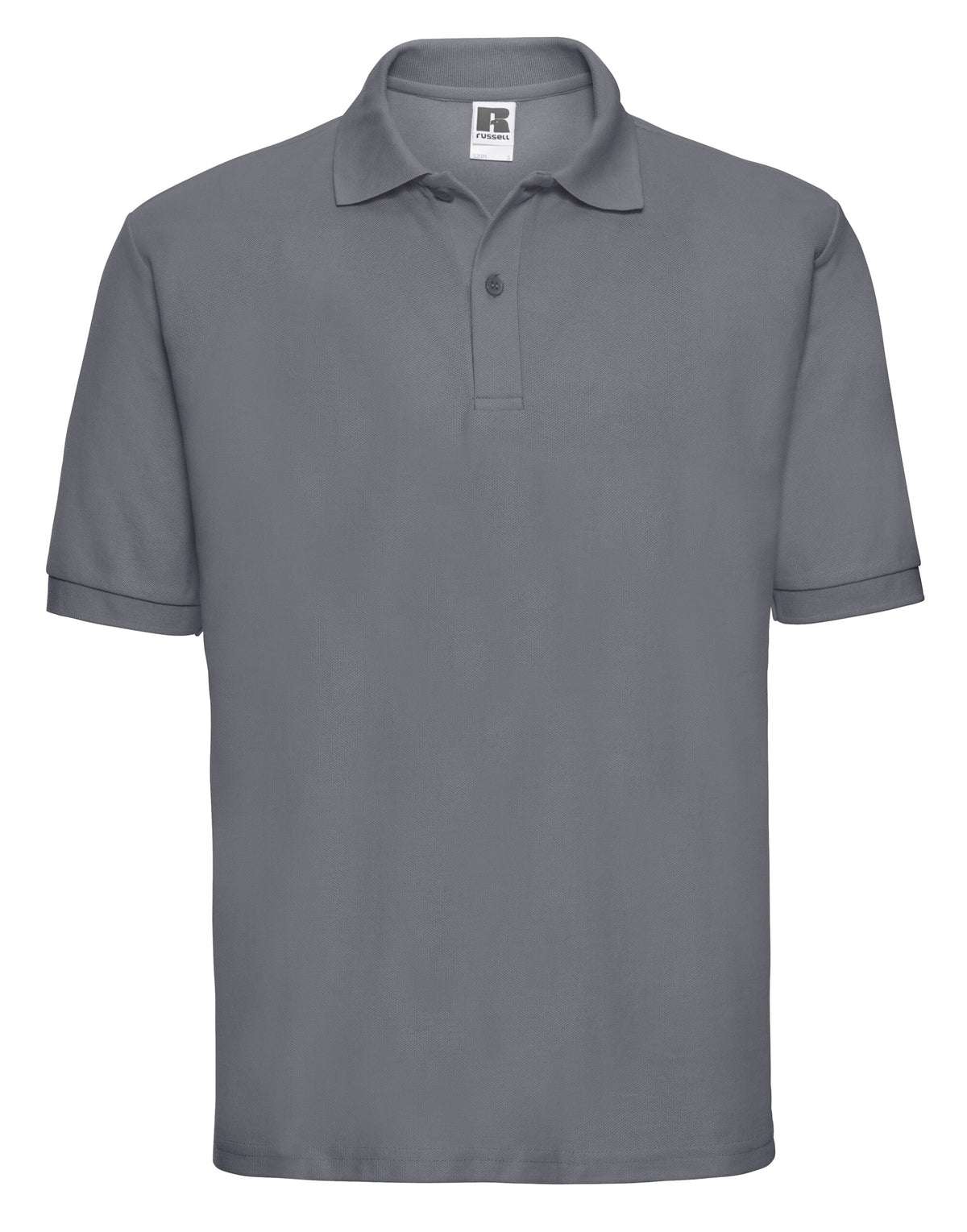 539M Russell Men's Classic Polycotton Polo - Convoy Grey - 539M