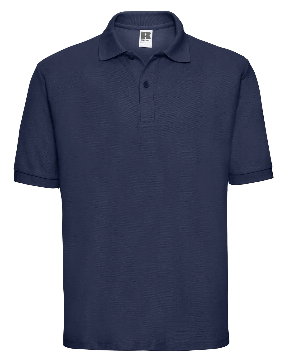 539M Russell Men's Classic Polycotton Polo - French Navy - 539M