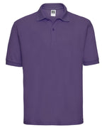 539M Russell Men's Classic Polycotton Polo - Purple - 539M