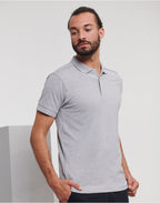 566M Russell Mens Fitted Stretch Polo