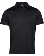 TJ7200 Tee Jays Mens Luxury Sport Polo - Black - TJ7200