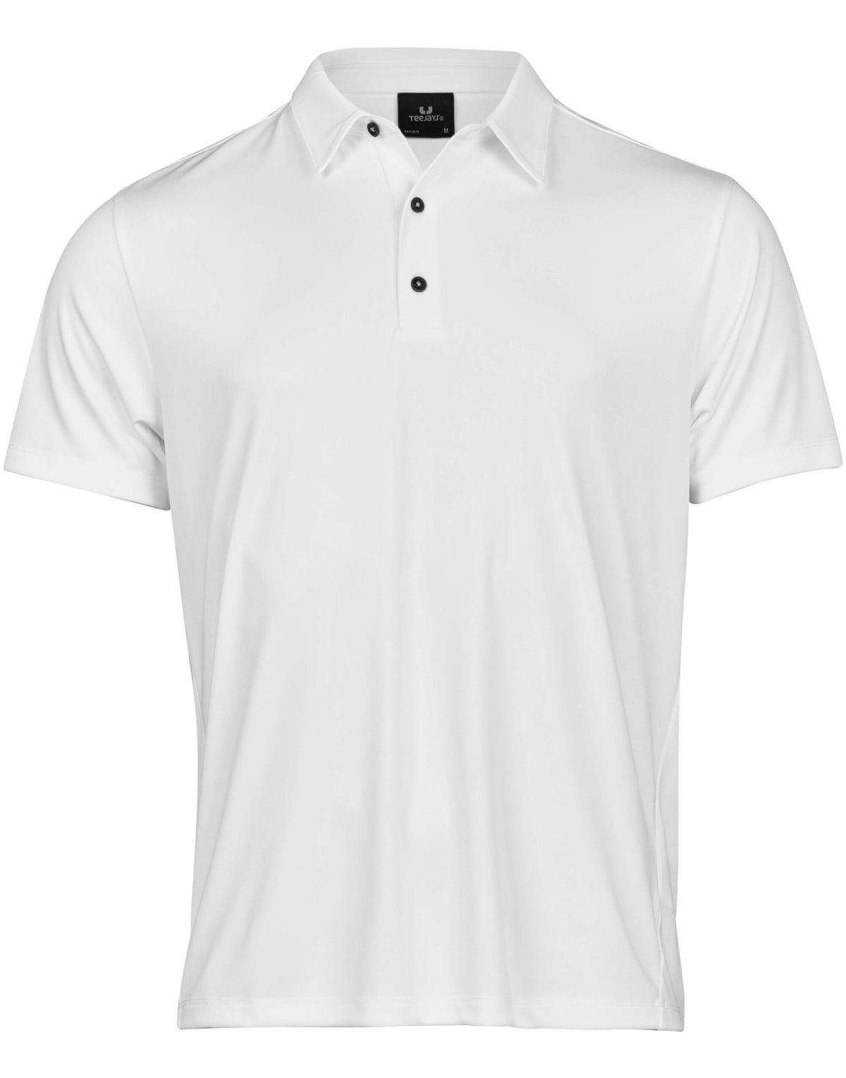 TJ7200 Tee Jays Mens Luxury Sport Polo - White - TJ7200