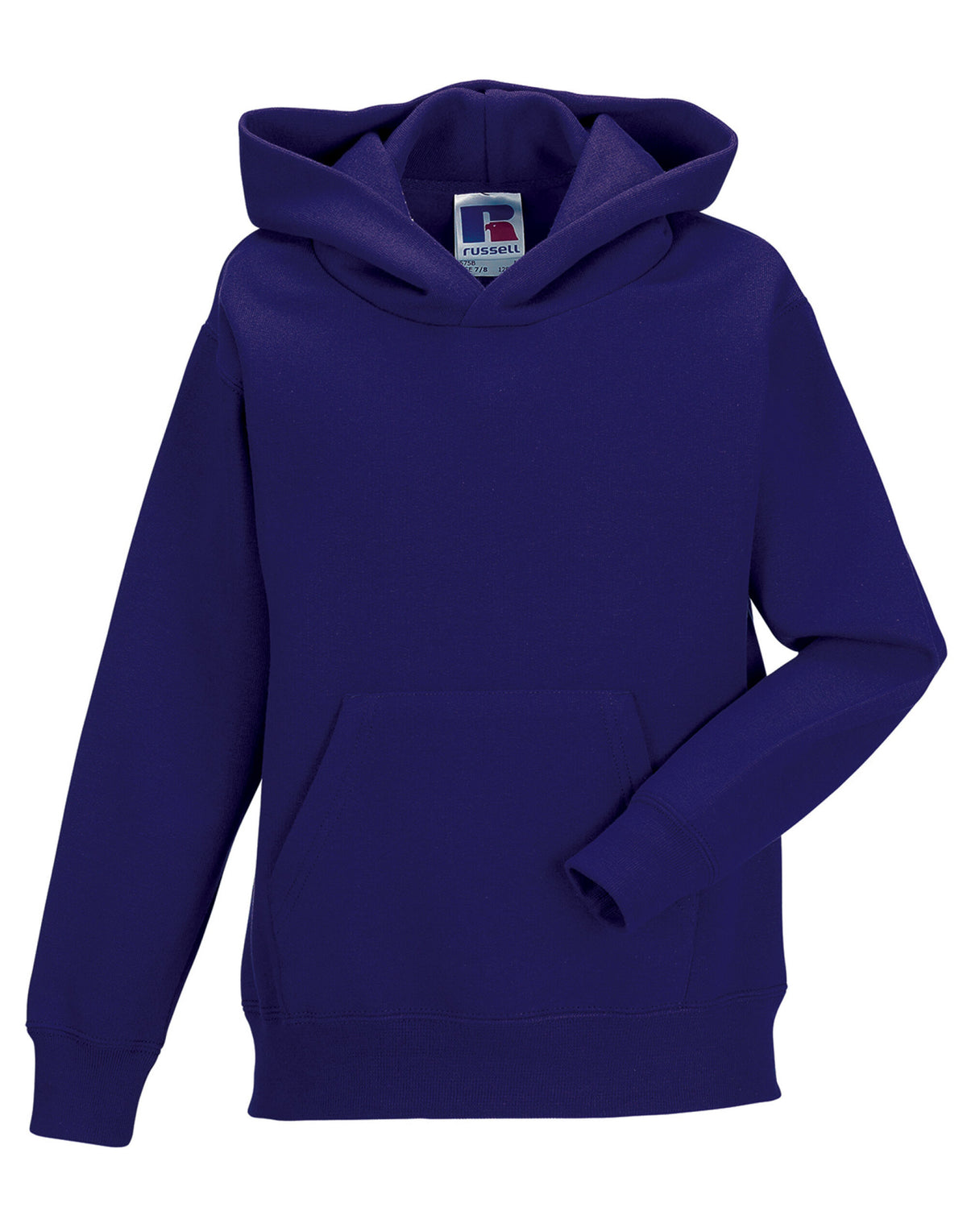575B Russell Kids Hooded Sweatshirt - Purple - 575B