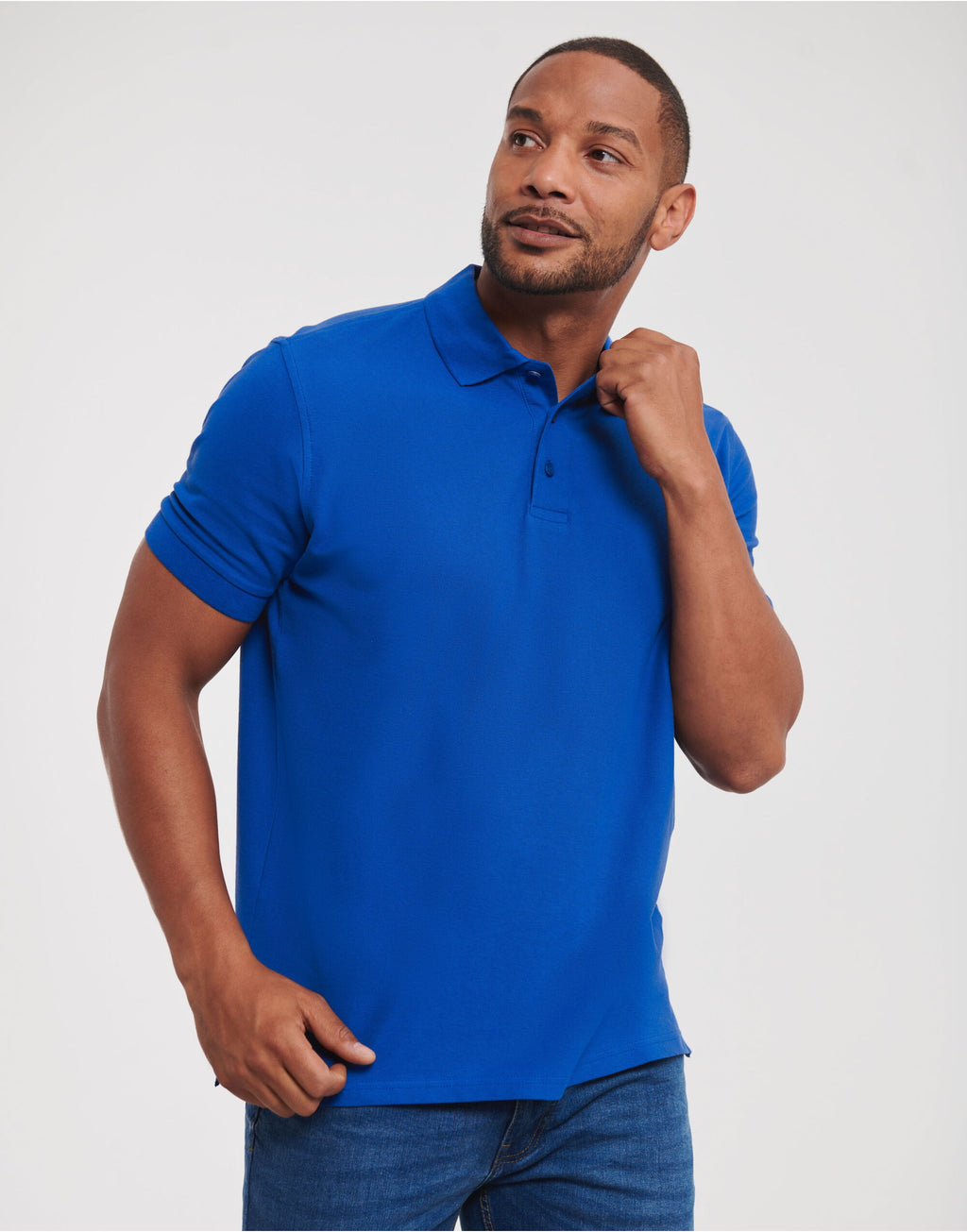 577M Russell Mens Ultimate Cotton Polo
