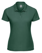 539F Russell Ladies Classic Polycotton Polo - Bottle Green - 539F