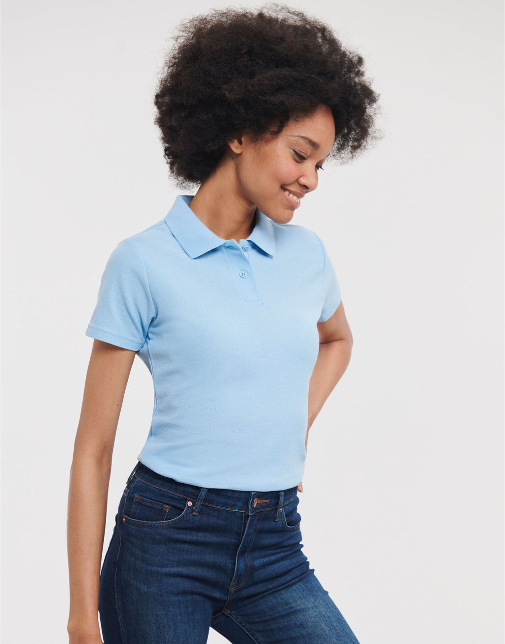 539F Russell Ladies Classic Polycotton Polo