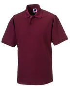 599M Russell Hardwearing Polycotton Polo - Burgundy - 599M