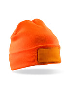 RC934X Result Rcycled Thinsulate Printer Beanie - Fluorescent Orange - RC934X