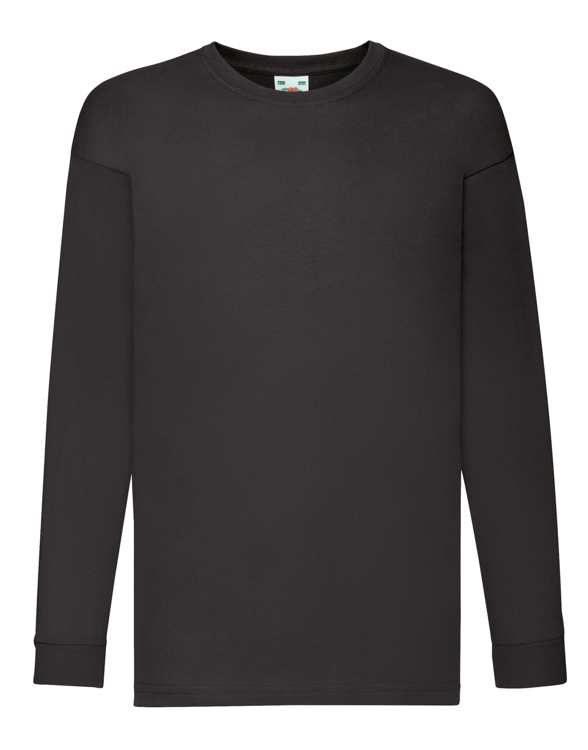 61007 FOTL Kids Valueweight Long Sleeve T - Black - 61007