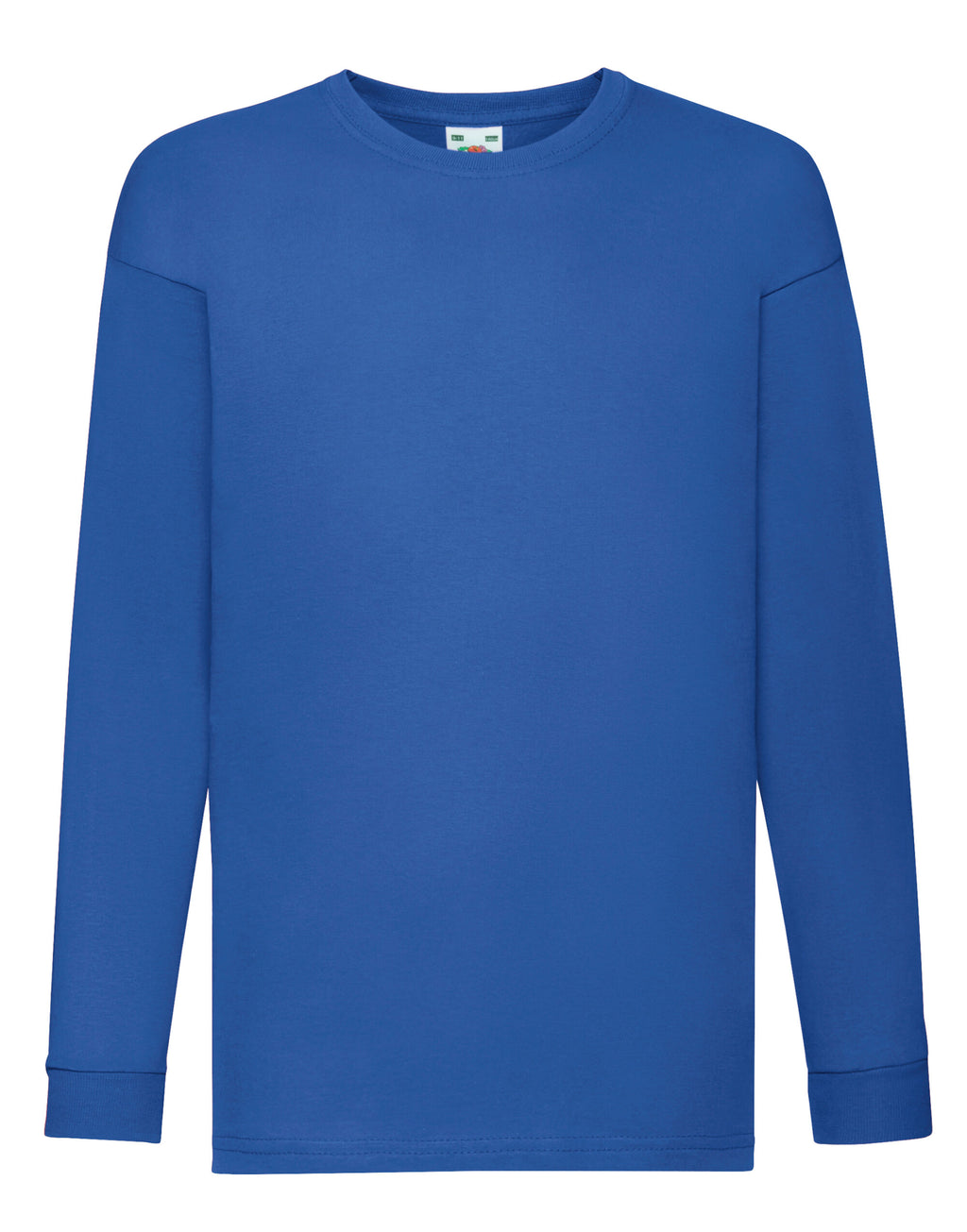 61007 FOTL Kids Valueweight Long Sleeve T - Royal - 61007