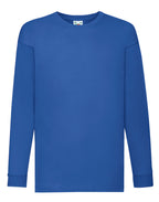 61007 FOTL Kids Valueweight Long Sleeve T - Royal - 61007