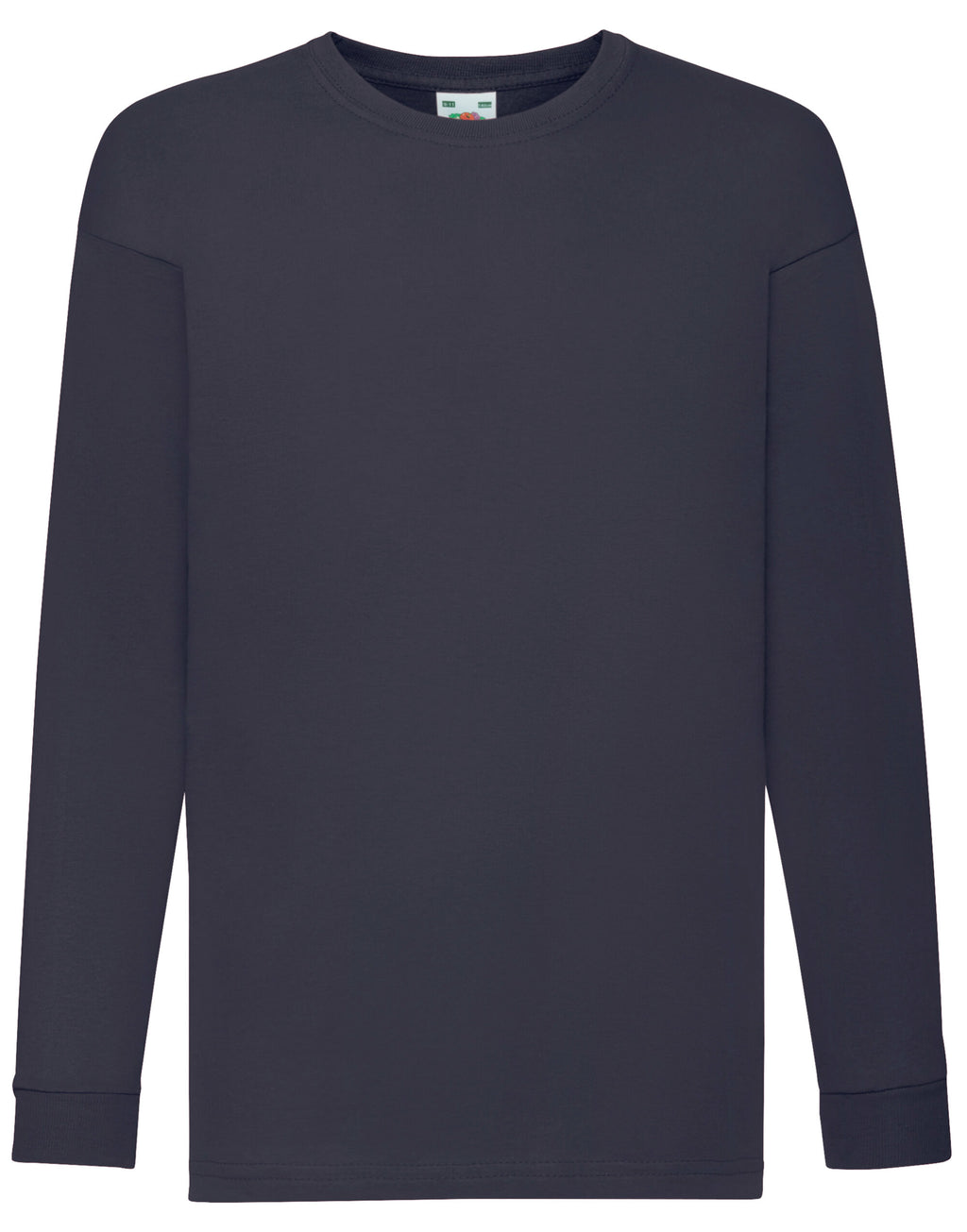 61007 FOTL Kids Valueweight Long Sleeve T - Deep Navy - 61007