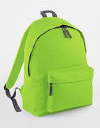 BG125 Bagbase Original Fashion Backpack - Lime/graphite - BG125