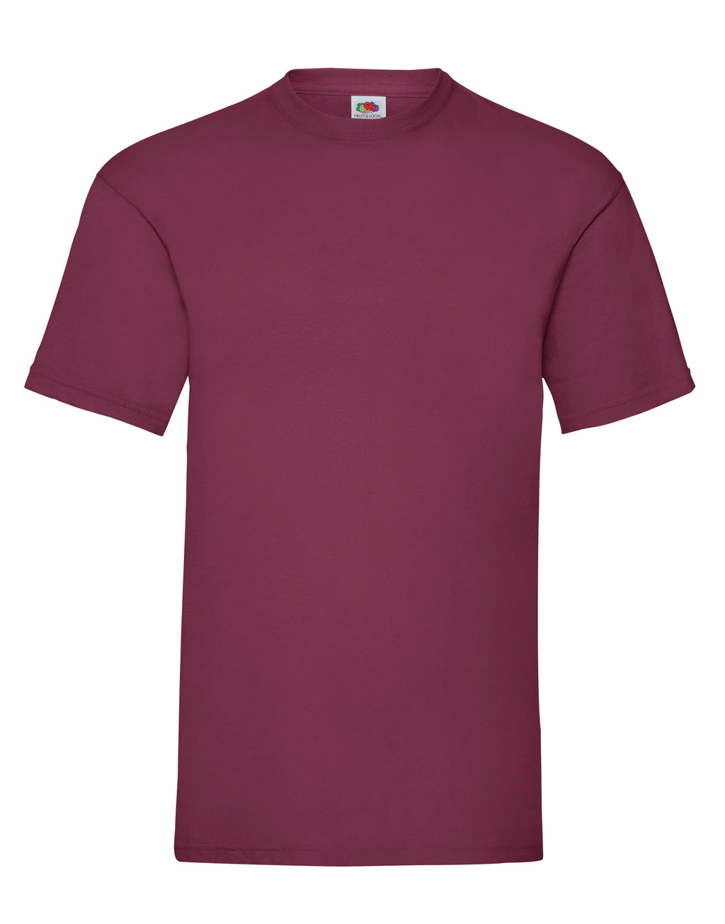 61036 FOTL Mens Valueweight T - Burgundy - 61036