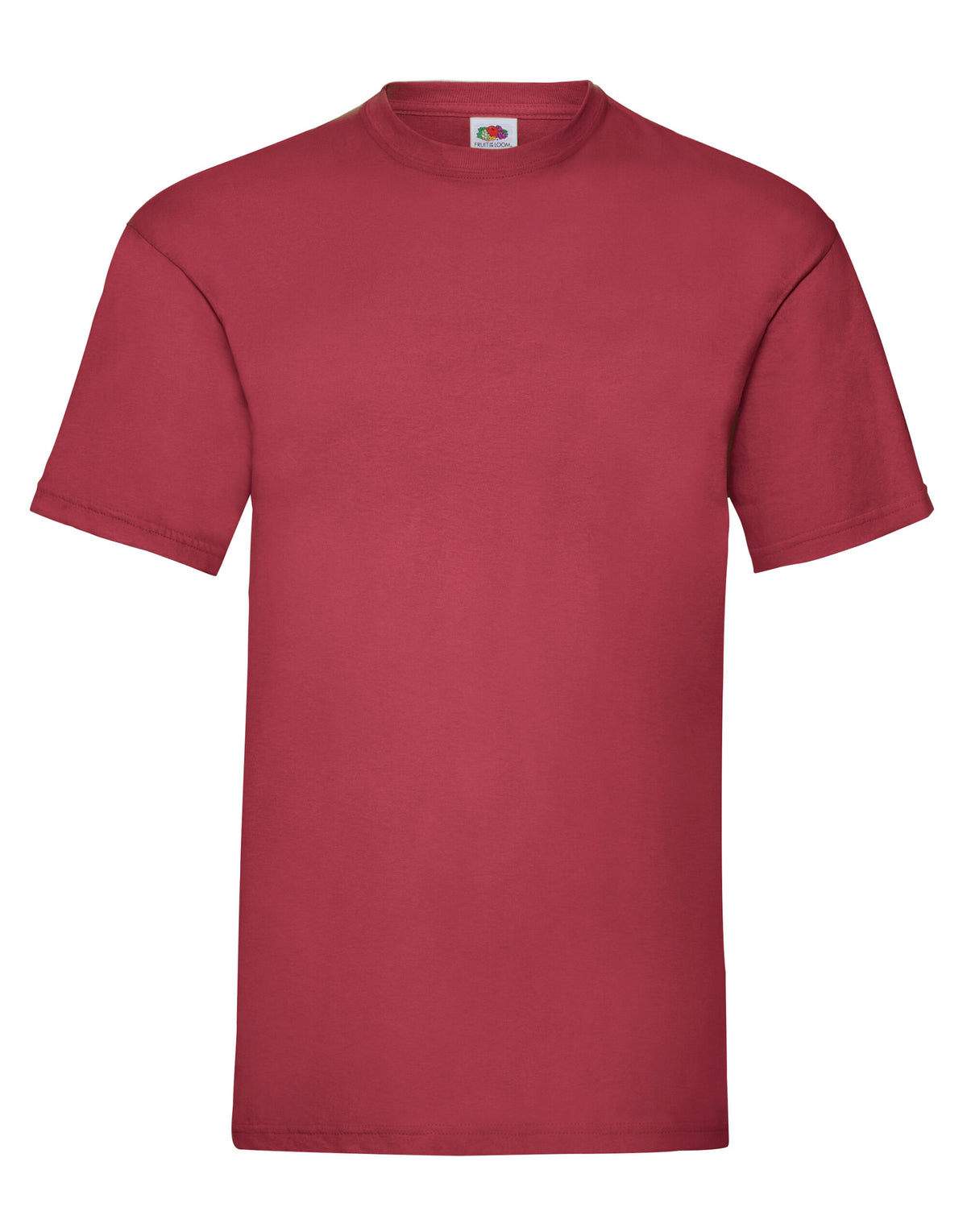 61036 FOTL Mens Valueweight T - Brick Red - 61036
