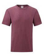 61036 FOTL Mens Valueweight T - Heather Burgundy - 61036