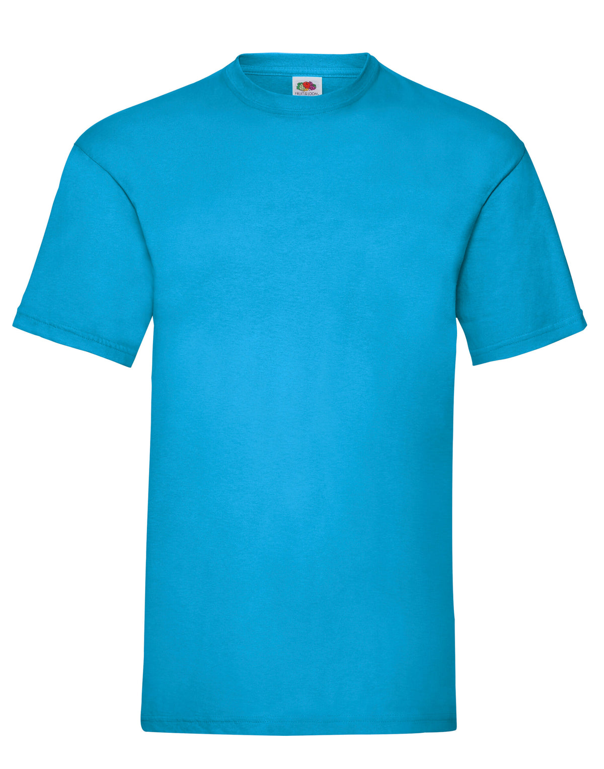 61036 FOTL Mens Valueweight T - Azure Blue - 61036
