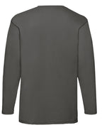 61038 Fruit of the Loom Mens Valueweight Long Sleeve T
