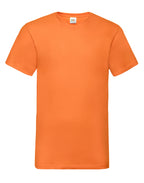 61066 FOTL Mens Valueweight V-Neck T - Orange - 61066