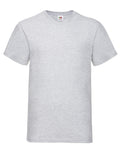 61066 FOTL Mens Valueweight V-Neck T - Heather Grey - 61066