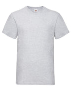 61066 FOTL Mens Valueweight V-Neck T - Heather Grey - 61066