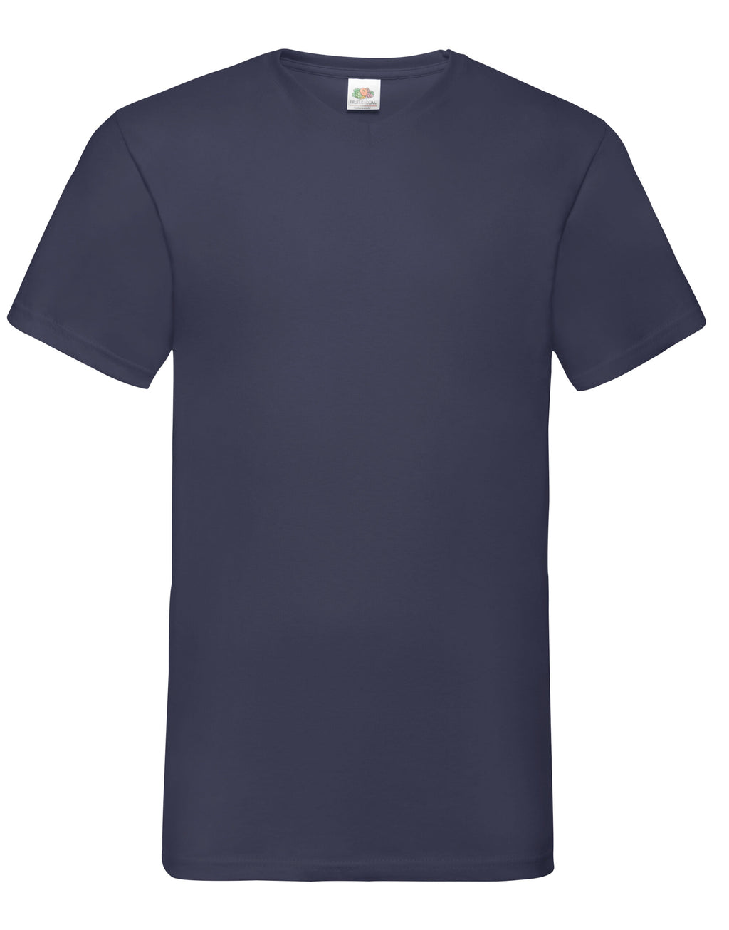 61066 FOTL Mens Valueweight V-Neck T - Deep Navy - 61066