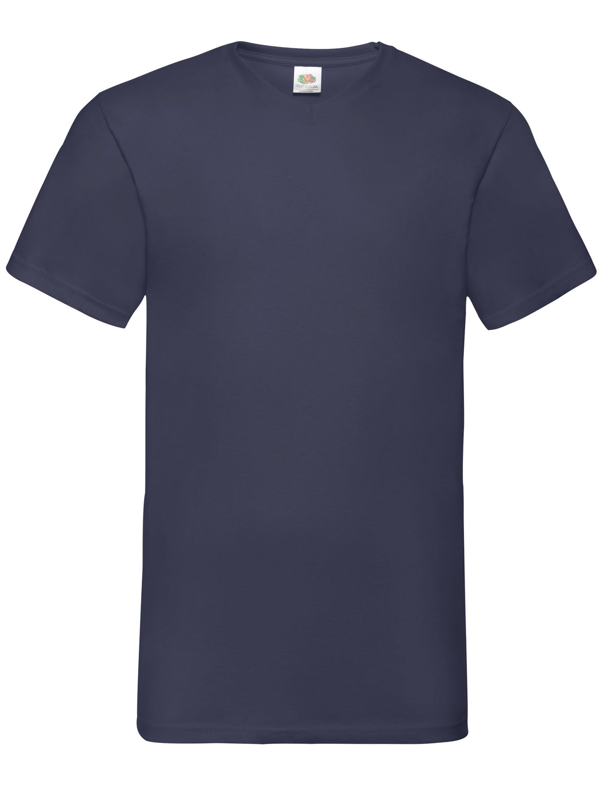 61066 FOTL Mens Valueweight V-Neck T - Deep Navy - 61066