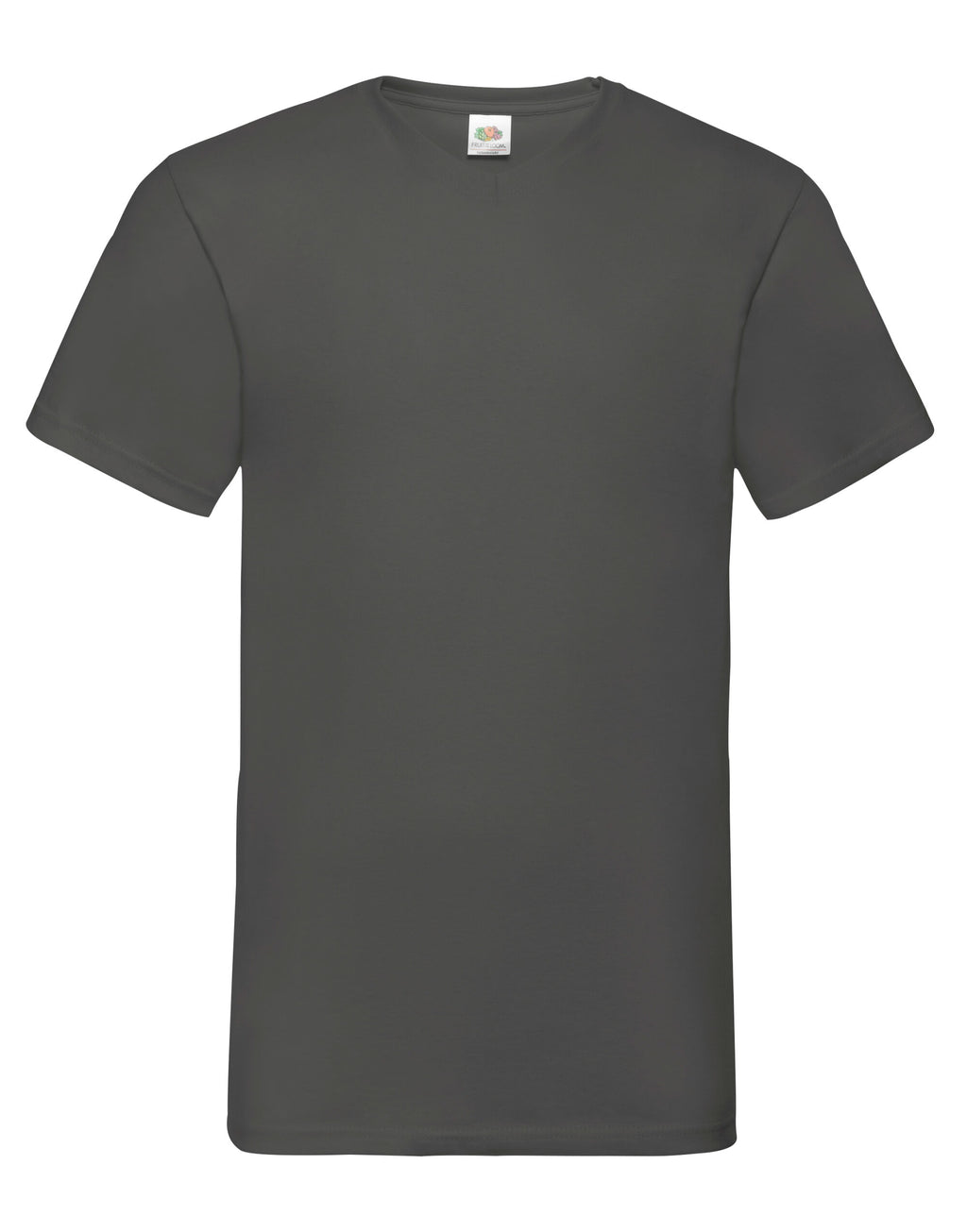 61066 FOTL Mens Valueweight V-Neck T - Light Graphite - 61066