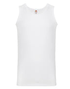 61098 FOTL Mens Valueweight Athletic Vest - White - 61098