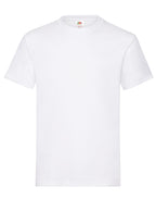 Fruit of the Loom Men's Heavy T-Shirts 3 Pack Plain Workwear Tees - White