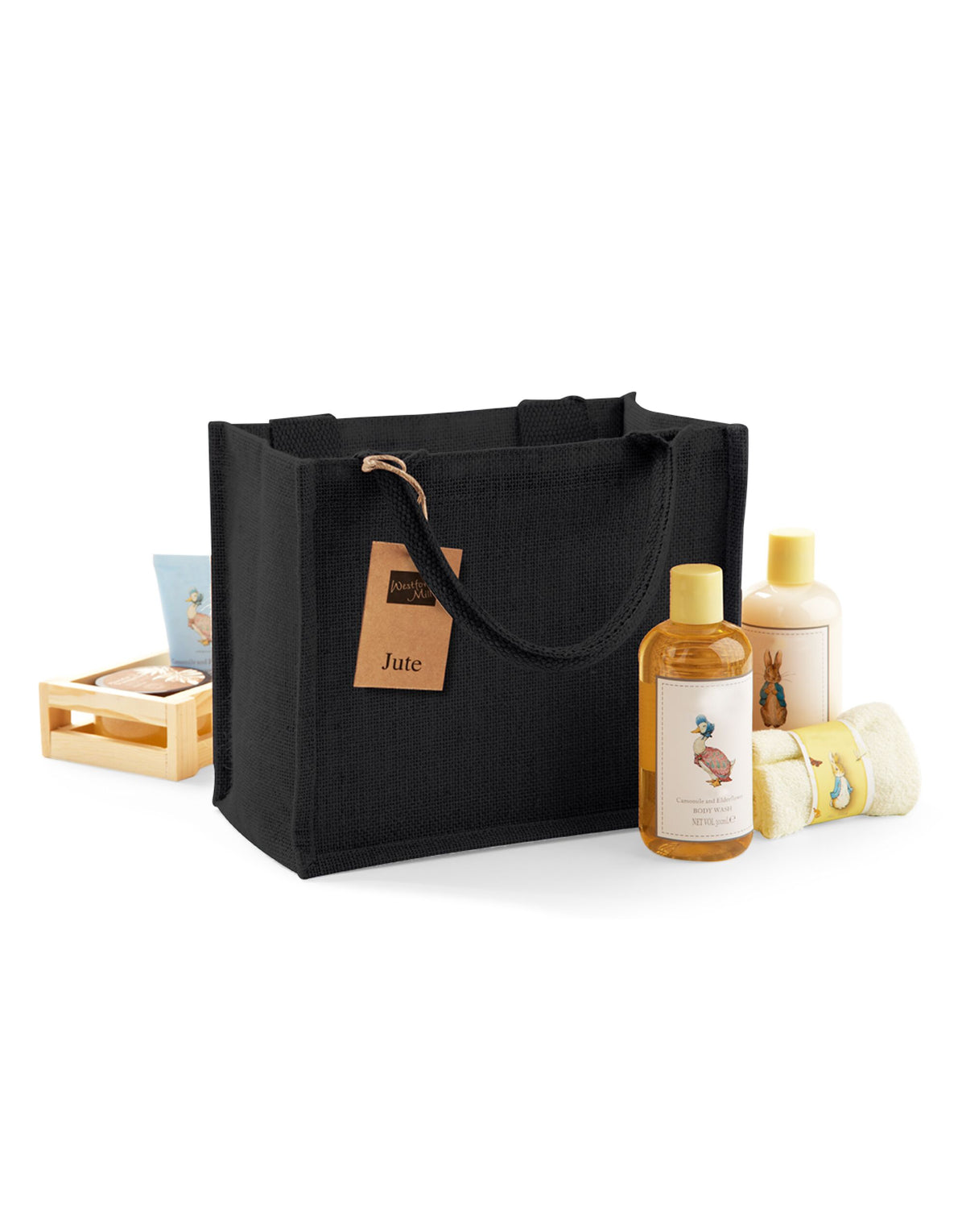 W412 Westford Mill Jute Mini Gift Bag