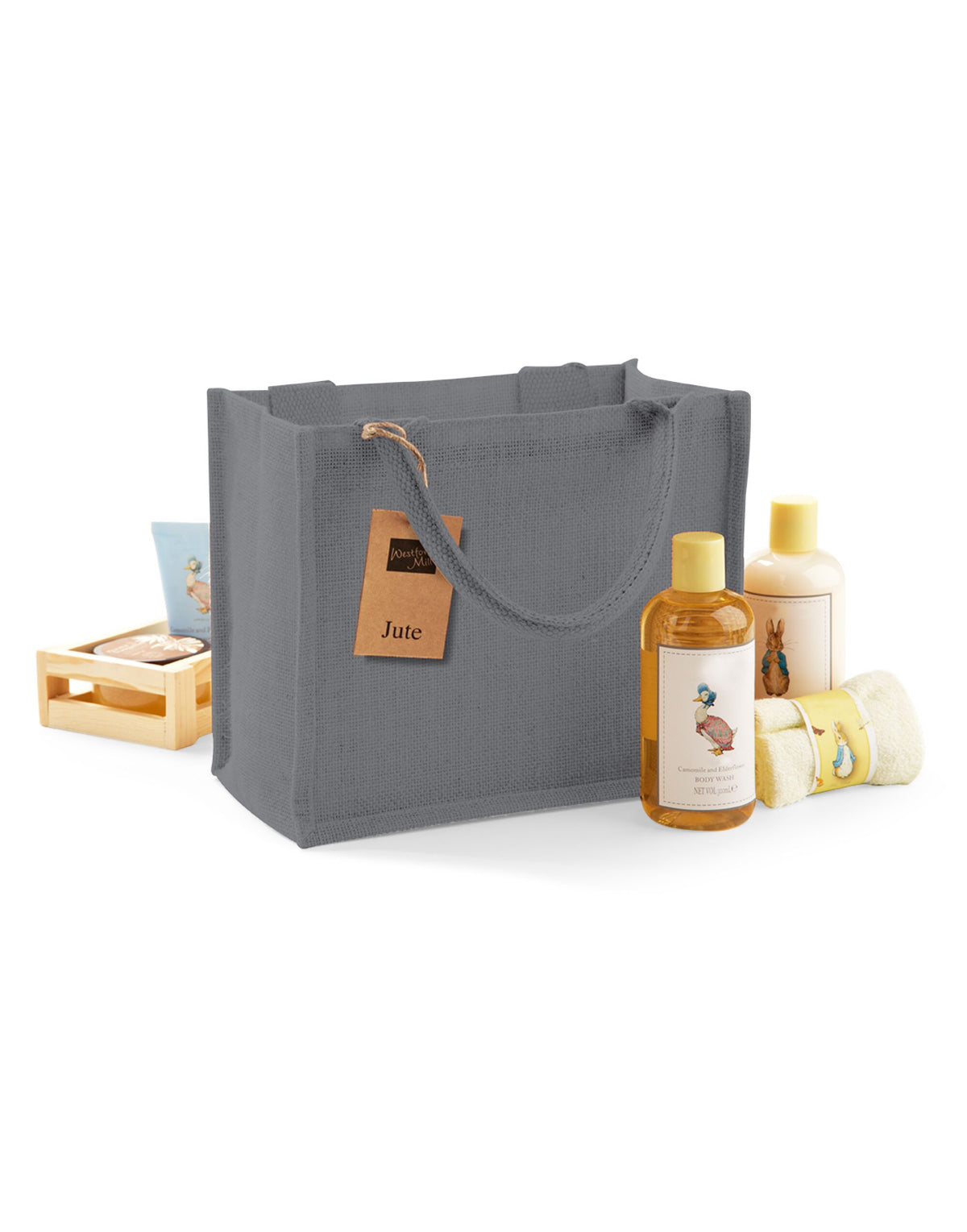 W412 Westford Mill Jute Mini Gift Bag