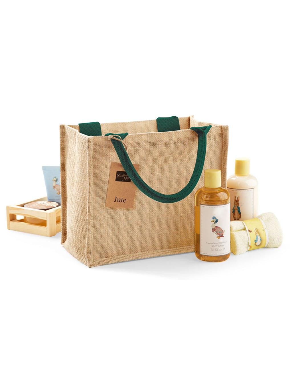 W412 Westford Mill Jute Mini Gift Bag