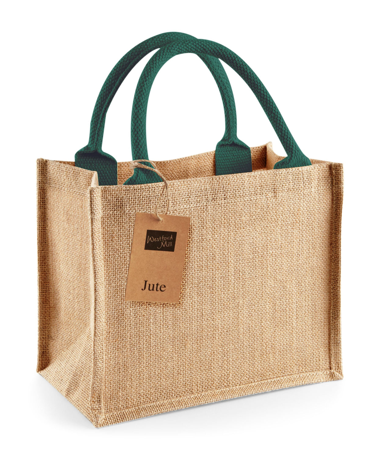 W412 Westford Mill Jute Mini Gift Bag
