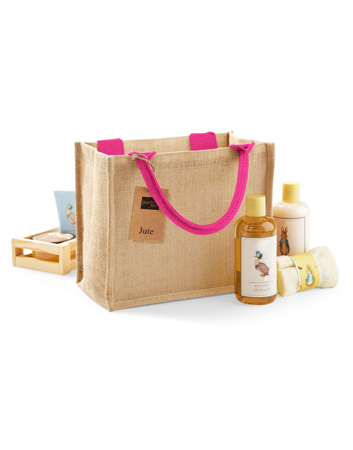 W412 Westford Mill Jute Mini Gift Bag