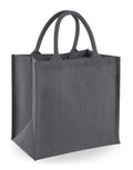 W413 Westford Mill Jute Midi Tote - Graphite Grey/Graphite Grey - W413