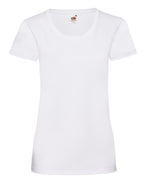 61372 FOTL Ladies Valueweight T - White - 61372