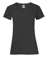 61372 FOTL Ladies Valueweight T - Black - 61372