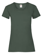 61372 FOTL Ladies Valueweight T - Bottle Green - 61372
