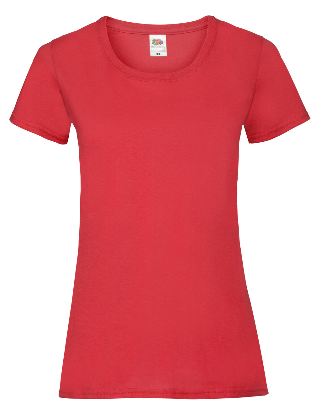61372 FOTL Ladies Valueweight T - Red - 61372