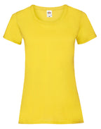 61372 FOTL Ladies Valueweight T - Yellow - 61372