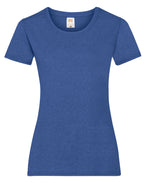 61372 FOTL Ladies Valueweight T - Retro Heather Royal - 61372