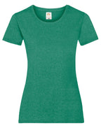 61372 FOTL Ladies Valueweight T - Retro Heather Green - 61372