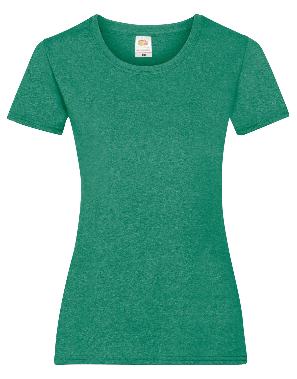 61372 FOTL Ladies Valueweight T - Retro Heather Green - 61372